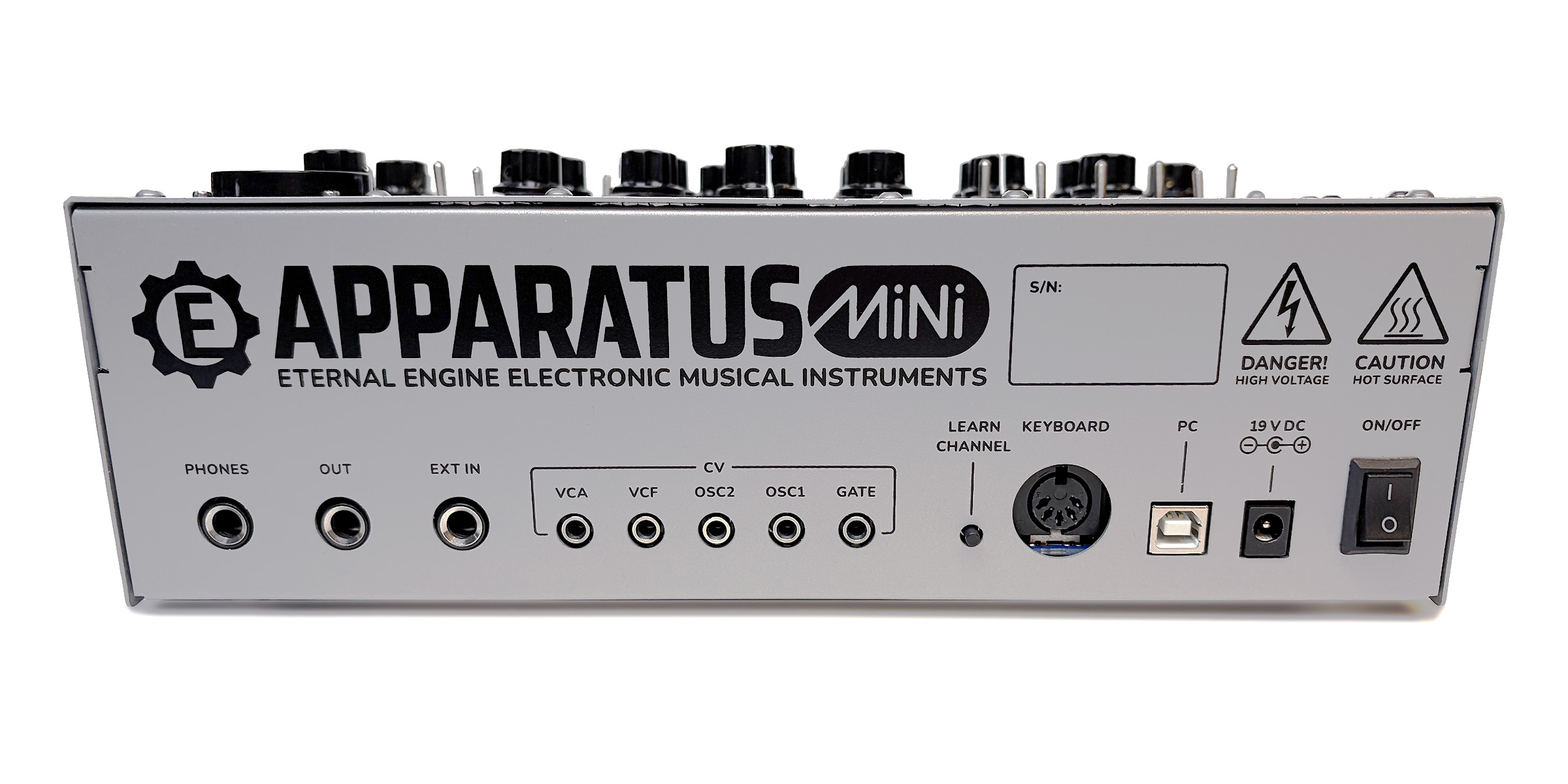 APPARATUS MINI rear panel